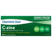[Chemists' Own] Chemists Own C-Zine 10mg 50 Tablets