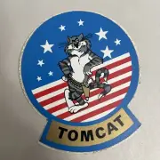 Tiny Vintage Grumman F-14 Tomcat Vinyl Decal 3.75” L x 3” W
