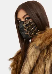 [Devil Fashion] Gothic Stud Masquerade Mask