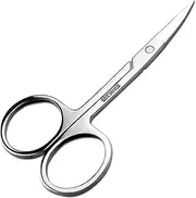Professional Nail Scissors, Stainless Steel Manicure Scissors, Multi-Purpose Small Eyebrow, Toenail for Women and Men (Curved Nail Scissor)