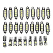 27Pcs white in-car LED light kit for Mercedes-Benz E-Class W211 2002-2008