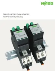 Wago 60393585 Track Circuit Arrester MOV GDT w/Equalizer Device for Railway, NEW
