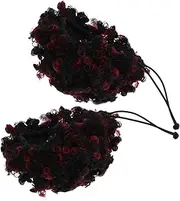 Ipetboom 1 Pair Wig Bread Maker Woman Ponytail Bun Hair Toppers for Women Hair Styling Clip on Buns for Women Hair Accessory for Women Hair Bun Clip Hair Rope High Temperature Wire
