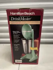 Hamilton Beach 65250 DrinkMaster Hand Mixer Retro Jade Mint Green Classic Mixer