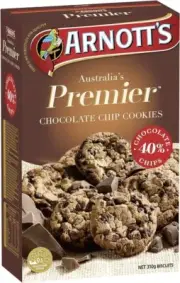 Arnott's Premier Chocolate Chip Cookies 310 Grams-Au