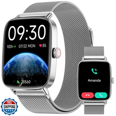 Smart Watch for Women Men, 2025 New Smartwatch (Answer/Make Call) for iPhone/
