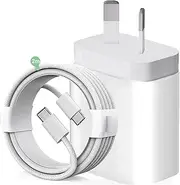 35W USB C Fast Charger with Cable - PD3.0 Fast Charging Set for iPhone 16/15, iPad Pro, Google Pixel & All USB-C Devices - Australia Plug Included (2M)