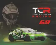 2023 Todd Coleman TCR Aston Martin Vantage GT America Hero Card