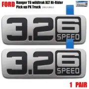 Fits Ford Ranger T6 XLT WT 2012 - 21 3.2 6Speed Silver Emblem Logo Side Door