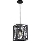 Zeev Lighting MP40031/1/RI Plexus Mini Pendant Rustic Iron