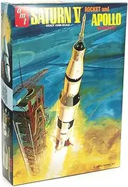 AMT 1/200 Scale Saturn V Rocket Plastic Model Kit