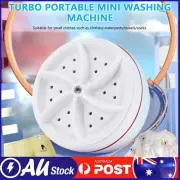3in1 Washing Machine Portable Personal Rotating Mini Turbine Washer USB ES