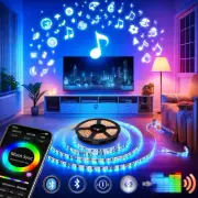 Music Sync Led Strip 12V 5050 60Leds/M Ambient Patio Bedroom Mood Lighting