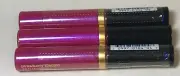 3 Revlon Brush-on Shine Lip Gloss sealed Strawberry Electric