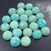 AAA Quality Natural Amazonite Round Shape Cabochons Loose gemstone 3mm-15mm