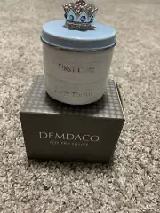 NEW Demdaco Porcelain Box, First Curl, First Tooth Pastel Blue for Baby Boy Gift