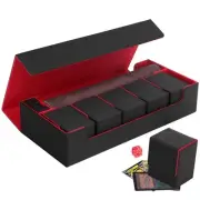Premium Trading Card Storage Case TCG Deck Box Holds 800+ Sleeved Cards for M...