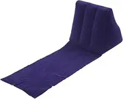 DECOMELODY Triangle Inflatable Pillow Picnic Mat Portable Camping Mat for Travel Nap Lightweight Design with Comfortable Material for Outdoor Use Purple