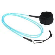8ft x 7.2mm Surfboard Leash Straight Leashes Leg Rope Wrist String, Blue