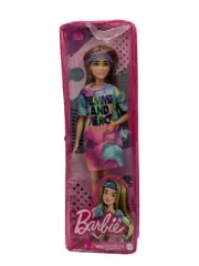 Barbie Petite Fashionistas Doll-159-Blonde Hair &Tye Die Femme & Fierce-10" Doll