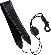 Neck Strap for Saxophone, Ergonomic Design, Leather, Adjustable Sax Straps for Soprano Tenor, Padded Comfort Strap for Alto Sax Baritone and Musicians, 17.72x1.57x0.59 inches