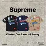 路克 LOOK👀 SUPREME CHOSEN ONE BASEBALL JERSEY 棒球 球衣 襯衫 迷彩 黑 藍