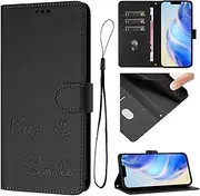 Cover Compatible with Samsung Galaxy S10e G970F,Compatible with Samsung Galaxy S10e G970F Card Slot Magnet Clasp Flip Stand Wallet Cover Black