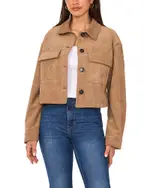 Vince Camuto Faux Suede Jacket