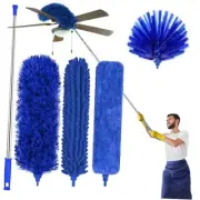 Microfiber Feather Duster, 5PCS Reusable Bendable Duster with 100" Extension