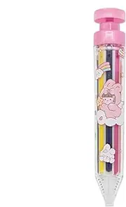 Retractable Crayons,8 in 1 Colorful Pressing Crayon Pencils | Portable Kids Crayons, Funny Art Class Supplies for Boys, Girls