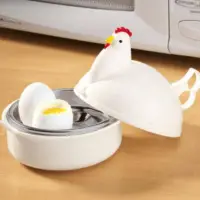 在飛比找蝦皮購物優惠-【特價上新】 蒸蛋器 煮蛋器 宿舍學生 迷你早餐機 雞形微波