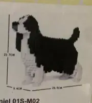 English Spaniel-building blocks for adults