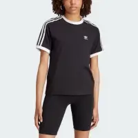 在飛比找momo購物網優惠-【adidas 愛迪達】3 Stripes Tee 女 短袖