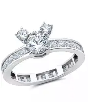 Disney Land Mickey Mouse Icon Ring by CRISLU SIZE 6 New in Box! RARE! STUNNING!
