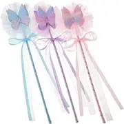 3pcs Fairy Wand for Enchanting Princess Party Decorations Easy to Use Fairy Sticks Light and Birthday and Christmas