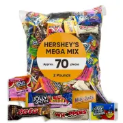 Hershys Mix 2LB Bulk Candy Assortment - Approx 70 Pieces Chocolate Candy, Jolly