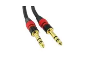 2m 5m 15m 1/4" 6.35mm Stereo Cable Balanced Patch Lead TRS Gold Plated