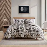 Kenneth Cole Leopard Quilt Cover Set - King