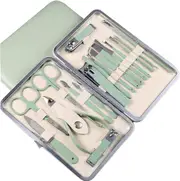 Nail Clippers Set 18 in 1 Stainless Steel Manicure Kit for Fingernails and Toenails