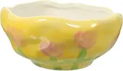 Hand Pinch Ceramic Bowl Ramen Bowl Microwavable Pasta Container Ceramic Fruit Bowl Mini Ramekins Pasta Bowls Nut Serving Tray Sauce Bowl Dessert Plate Household Bowl Ceramics Dish (Color : Assorted C