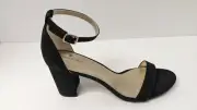Bandolino Armory Heeled Sandals, Black, Women's 9.5 M