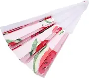 RORPOIR Portable Hand Fan Watermelon Theme Oxford Fabric Foldable Fan for Outdoor Travel Office