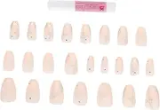 Ipetboom 1 Set Full Nail Tips Nail Art Stickers Glue on Nails Manicure Diy Manicure Supplies