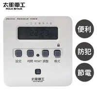 在飛比找PChome24h購物優惠-省電家族-袖珍型數位式定時器OTM304