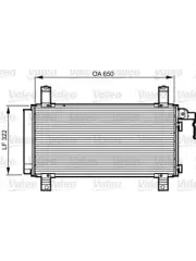 Valeo Air Conditioning Condenser fits Mazda Mazda6 2.5 GH MZR (GH5FS) (818090) (for: Mazda)