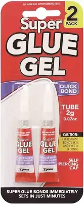 Super Glue Gel, 2 G (Pack of 2)