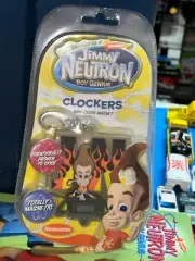 VINTAGE NICKELODEON Jimmy Neutron Boy Genius CLOCKERS MINI CLOCK MAGNET NEW RARE