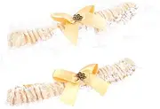 [FOMIYES] Fine Craftsmanship Bowknot Lace Garters Elastic Thigh Rings for Wedding