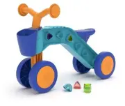 Chillafish ItsiBitsi Ride-on with Play Blocks and Storage Basket Blue