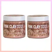 FACE DETOX MASK 2 PACK URBAN HYDRATION PINK CLAY WHIPPED MUD FOR SENSITIVE SKIN